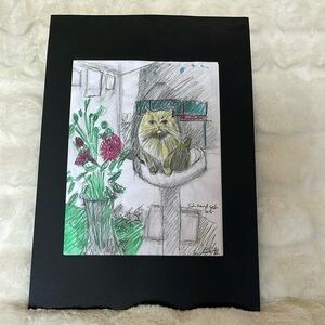 HANDCRAFTED by me pen and pencil drawing by me Sinta Margot Spector